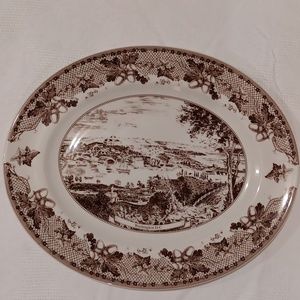 Johnson brothers historic America serving plate